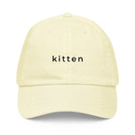Pastel baseball hat "kitten"