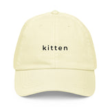 Pastel baseball hat "kitten"