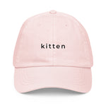 Pastel baseball hat "kitten"