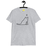 Short-Sleeve Unisex T-Shirt "surprised cat"