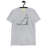 Short-Sleeve Unisex T-Shirt "surprised cat"