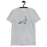Short-Sleeve Unisex T-Shirt "surprised pigeon"