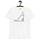Short-Sleeve Unisex T-Shirt "surprised cat"