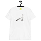 Short-Sleeve Unisex T-Shirt "surprised pigeon"